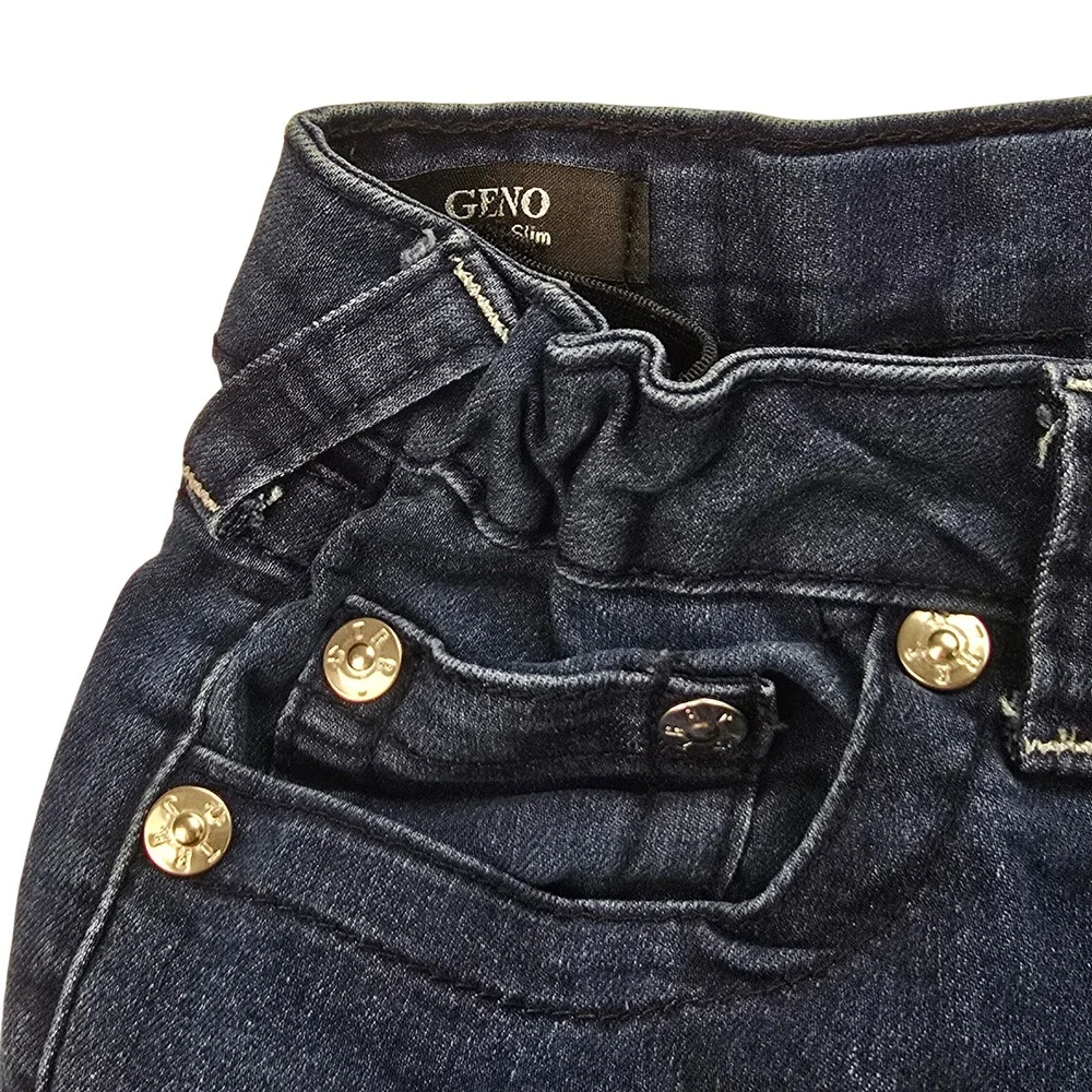True Religion‎ Geno Relaxed Slim Kids Jeans Dark Wash Blue Size 8